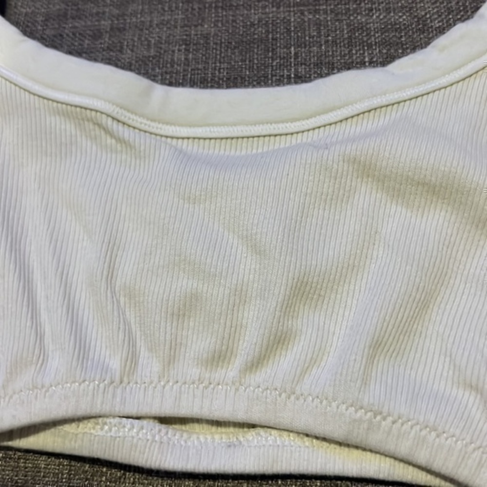 Skims Cotton Rib Scoop Bralette - Picture 3 of 4
